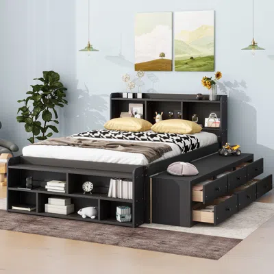 STREAMDALE FURNITURE STREAMDALE FULL BED WITH BOOKCASE HEADBOARD