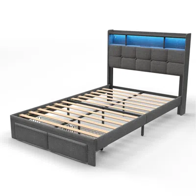 Streamdale Furniture Streamdale Full Bed With Led Lighting