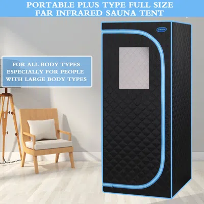 Streamdale Furniture Streamdale Full Body Far Infrared Sauna Tent With 7 Heating Plates And 5-layer Fabric
