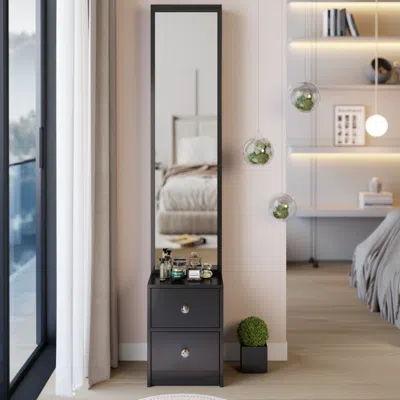 Streamdale Furniture Streamdale Full Body Mirror Cabinet - Extra Large Storage