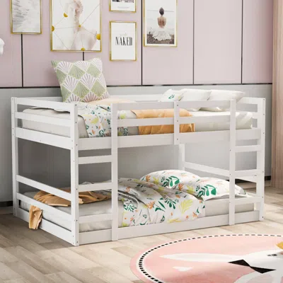 Streamdale Furniture Streamdale Full Over Full Bunk Bed With Ladder