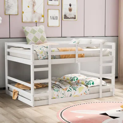 Streamdale Furniture Streamdale Full Over Full Bunk Bed With Ladder