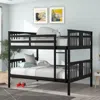 Streamdale Furniture Streamdale Full Over Full Bunk Bed With Ladder For Bedroom, Guest Room Furniture