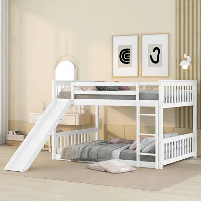 Streamdale Furniture Streamdale Full Over Full Bunk Bed With Slide