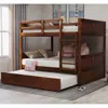 Streamdale Furniture Streamdale Full Over Full Bunk Bed With Twin Size Trundle