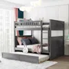 Streamdale Furniture Streamdale Full Over Full Bunk Bed With Twin Size Trundle