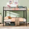 Streamdale Furniture Streamdale Full Over Full Metal Bunk Bed, No Box Spring Needed, Easy Assemble