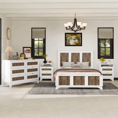Streamdale Furniture Streamdale Full-size Farmhouse Bedroom Set With Storage