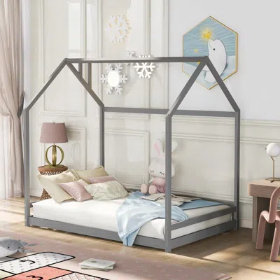 Streamdale Furniture Streamdale Full Size House Bed Wood Bed