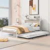 Streamdale Furniture Streamdale Full Size Metal Platform Bed Frame With Trundle