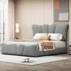 Streamdale Furniture Streamdale Full Size Upholstered Platform Bed Velvet Upholstered Bed