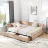 Streamdale Furniture Streamdale Full Size Velvet Tufted Bed Frame With Backrest And Armrests