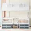 Streamdale Furniture Streamdale Full Size Wood Bed House Bed Frame