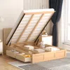 Streamdale Furniture Streamdale Full Size Wood Platform Bed With Underneath Storage And 2 Drawers