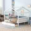 Streamdale Furniture Streamdale Full Size Wooden House Bed With Drawers