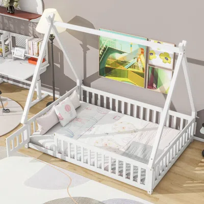 Streamdale Furniture Streamdale Full Tent-shaped Floor Bed
