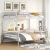Streamdale Furniture Streamdale Full Xl Over Queen Metal Bunk Bed