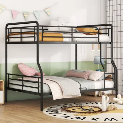 Streamdale Furniture Streamdale Full Xl Over Queen Metal Bunk Bed