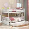 Streamdale Furniture Streamdale Full/full Bunk With Trundle, Convertible Platform Bed
