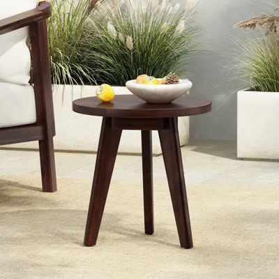 Streamdale Furniture Streamdale Funky Mod Acacia End Table
