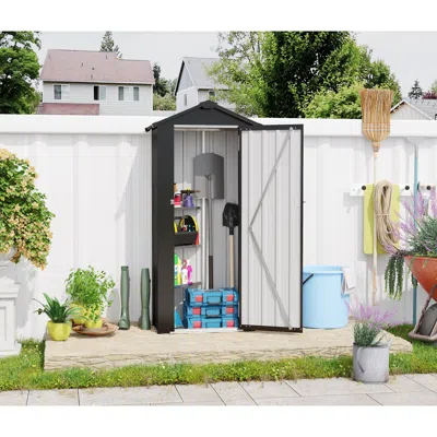 Streamdale Furniture Streamdale Galvanized Iron Sheet Storage: Waterproof, Lockable, Easy Move