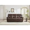 Streamdale Furniture Streamdale Genuine Leather Non-power Reclining Sofa