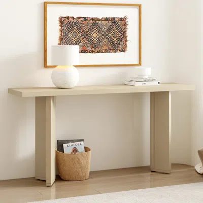 Streamdale Furniture Streamdale Geometric Leg Console Table