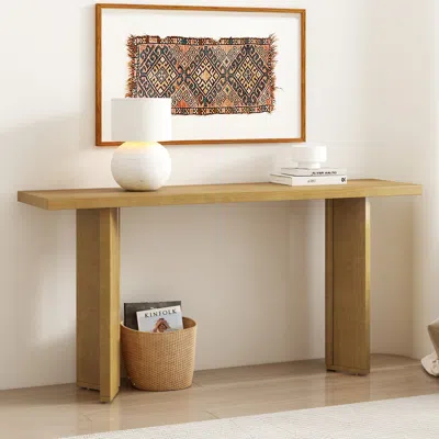 Streamdale Furniture Streamdale Geometric Leg Console Table
