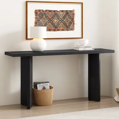 Streamdale Furniture Streamdale Geometric Leg Console Table