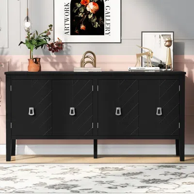 Streamdale Furniture Streamdale Geometric Sideboard: Elegance For Any Room