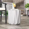 Streamdale Furniture Streamdale Geometric Star Concrete Side Table: Lightweight, Durable, And Eye-catching