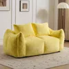 Streamdale Furniture Streamdale Giant Yellow Bean Bag Couch With Pillows In Yellow