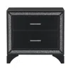 Streamdale Furniture Streamdale Glamorous Bedroom 1 Piece Nightstand Pearl Metallic Finish Glitter
