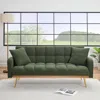 Streamdale Furniture Streamdale Green 69" Sofa Bed - Adjustable Teddy Sofa