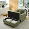 Streamdale Furniture Streamdale Green Corduroy Sofa Set W/ Storage