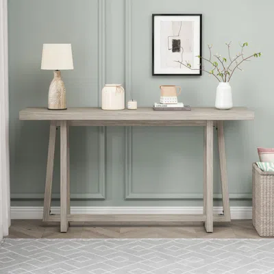 Streamdale Furniture Streamdale Grey Console Table - Entryway, Hallway, Patio