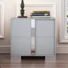 Streamdale Furniture Streamdale Grey Nightstand: Compact, Stylish Storage