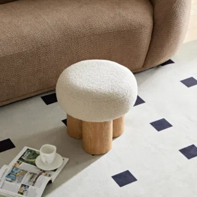 Streamdale Furniture Streamdale Grieg Mushroom Stool With Cushion