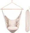 Streamdale Furniture Streamdale Hammocks Hanging Rope Hammock Chair Swing Seat With Two Seat Cushions And Carrying Bag