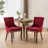 Streamdale Furniture Streamdale Handcrafted Backrest Slot Seam Dining Chair With Solid Wood Frame
