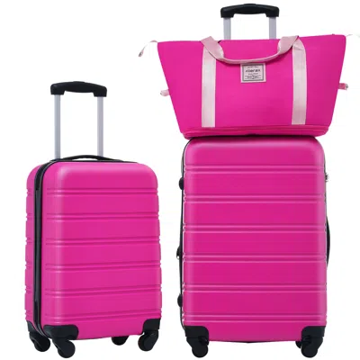 Streamdale Furniture Streamdale Hardshell Luggage Sets 2pcs + Bag Spinner Suitcase With Tsa Lock Lightweight