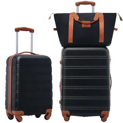 Streamdale Furniture Streamdale Hardshell Luggage Sets 2pcs + Bag Spinner Suitcase With Tsa Lock Lightweight 20" + 24"