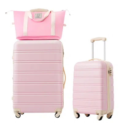 Streamdale Furniture Streamdale Hardshell Luggage Sets 2pcs + Bag Spinner Suitcase With Tsa Lock Lightweight 20" + 28"