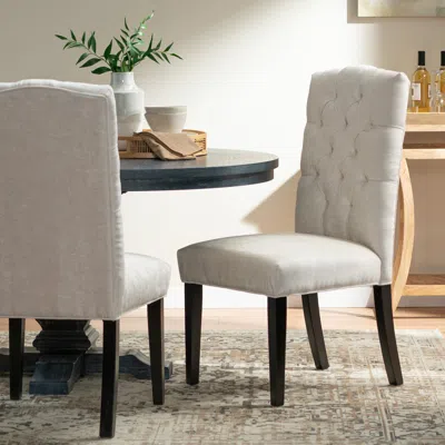 Streamdale Furniture Streamdale Harriet Kd Tufted Dining Mp2(set Of 2)