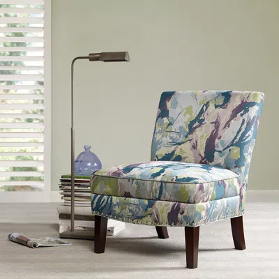 Streamdale Furniture Streamdale Hayden Slipper Accent Chair In Blue