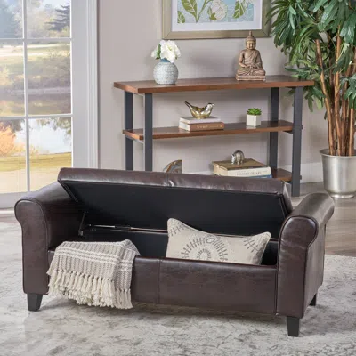 Streamdale Furniture Streamdale Hayes Armed Storage Bench