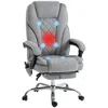 Streamdale Furniture Streamdale Heated Reclining Massage Desk Chair With Footrest