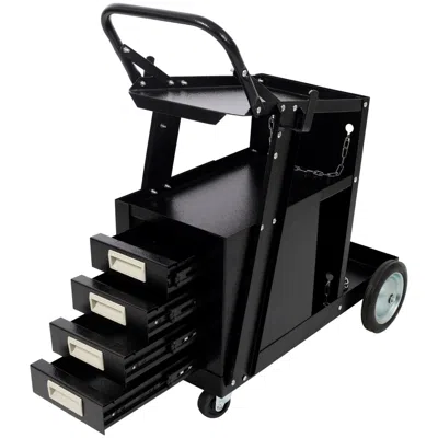Streamdale Furniture Streamdale Heavy Duty 4-drawer Rolling Welding Cart & Tool Trolley
