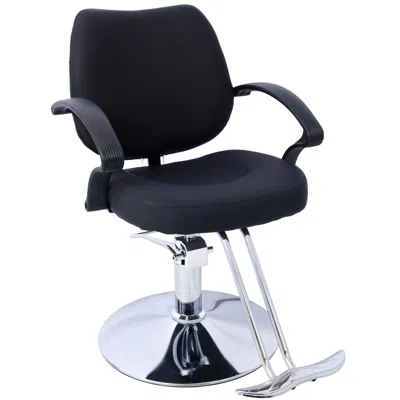 Streamdale Furniture Streamdale Heavy-duty Salon Chair With Hydraulic Pump And Barber Cape