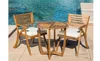 Streamdale Furniture Streamdale Hermosa Kd Wood Dining Set With Cushions